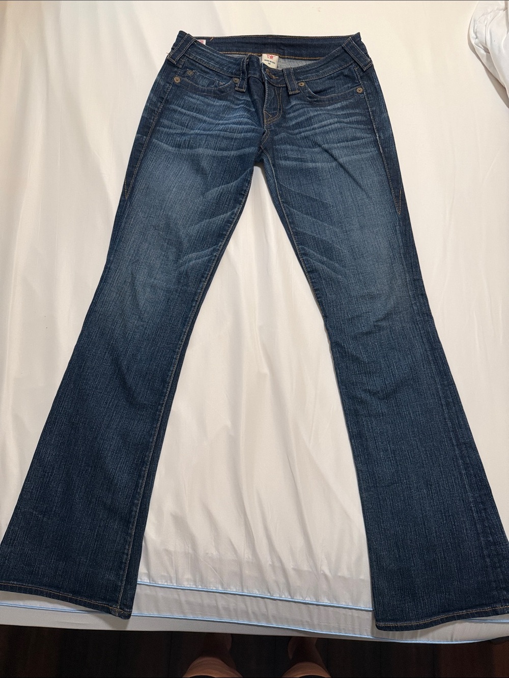 True Religion Dark Blue Flare Jeans